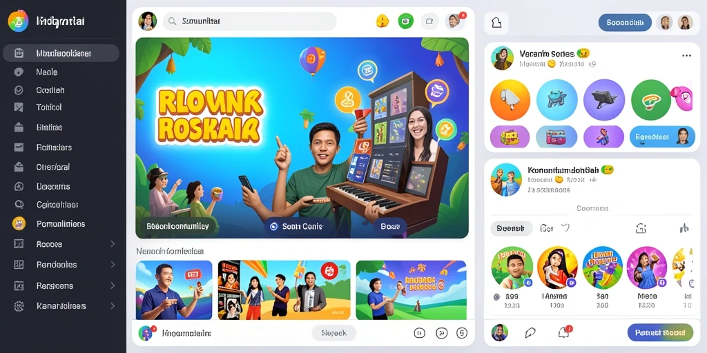 Mode multiplayer memungkinkan bermain dengan teman-teman.