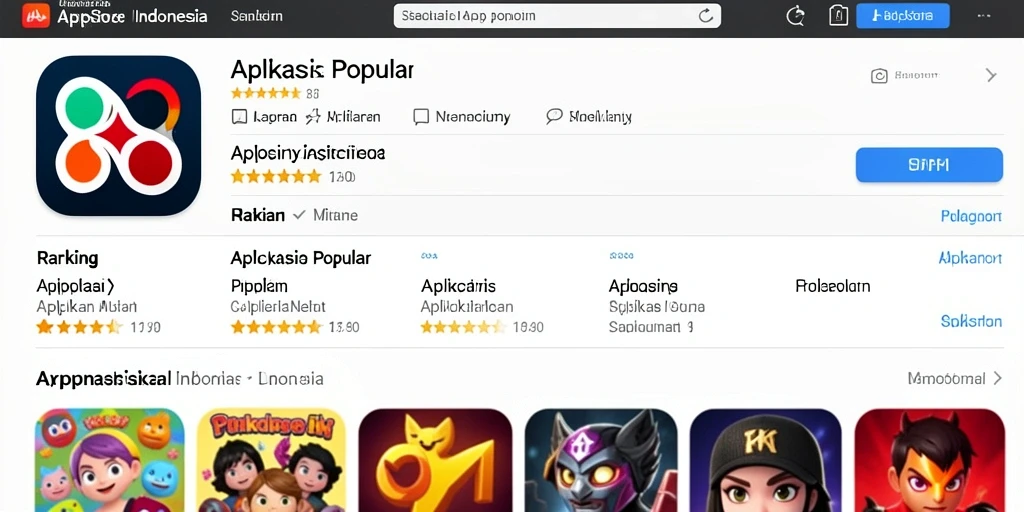 Papan skor yang memperlihatkan peringkat pemain secara real-time.