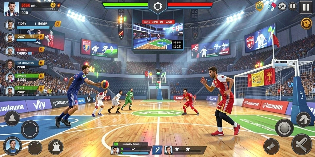 Fitur multiplayer menghubungkan pemain dari berbagai tempat.
