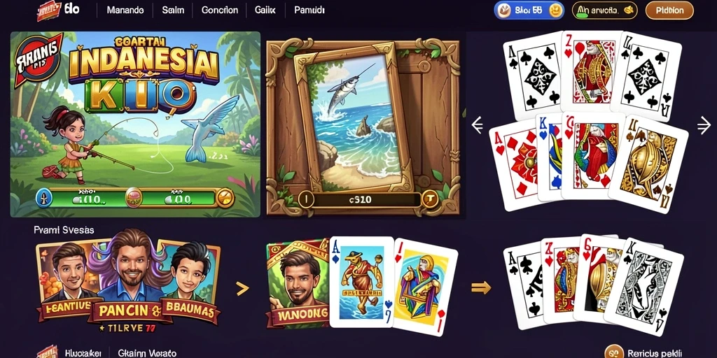 Skin karakter yang beragam dan indah.