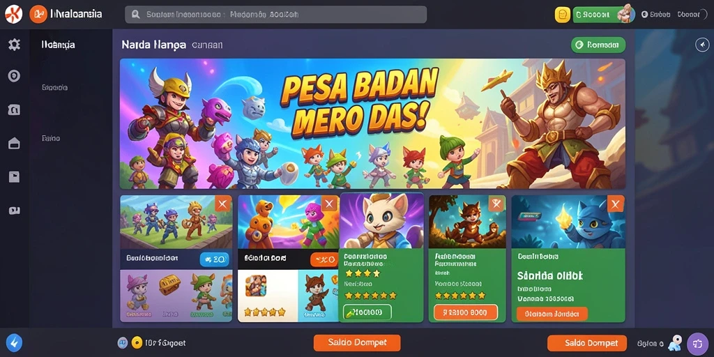 Aksi seru dalam pertempuran dengan efek visual yang memukau.