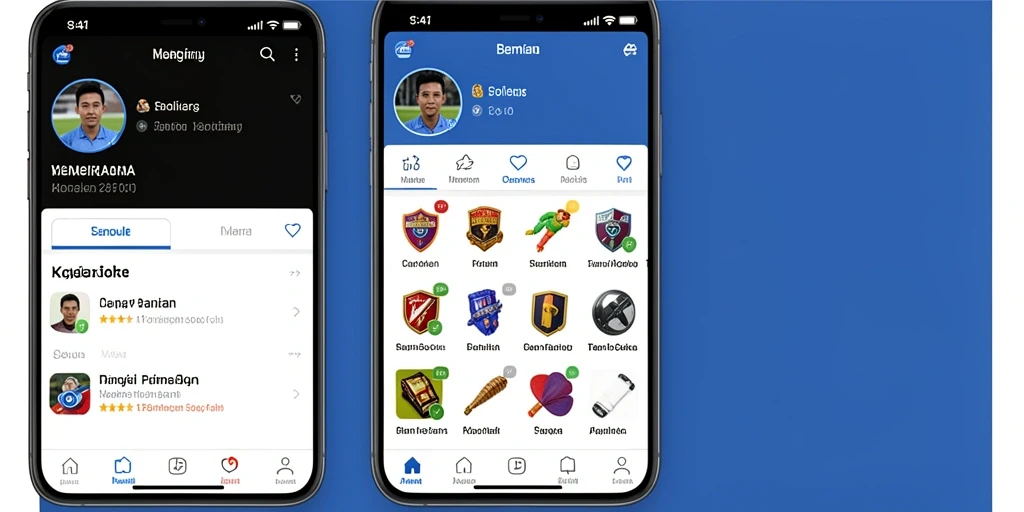 Screenshot menggambarkan antarmuka permainan yang menarik.