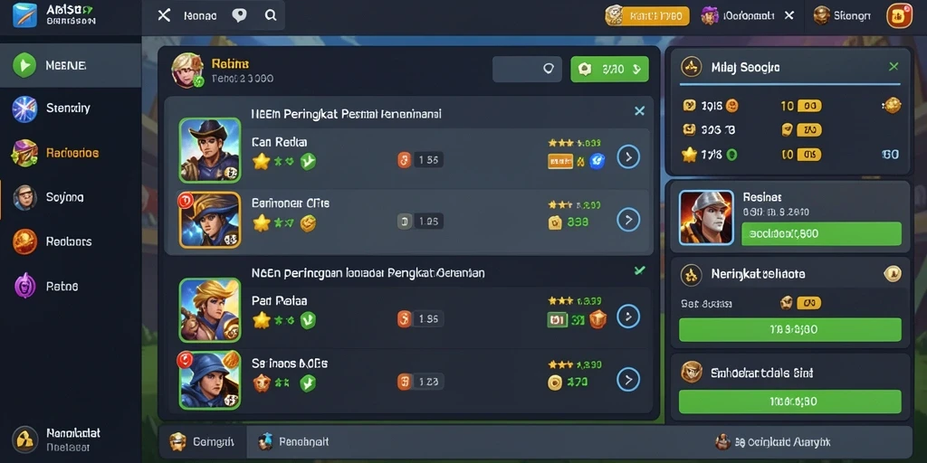 Mode permainan yang beragam untuk semua level pemain.