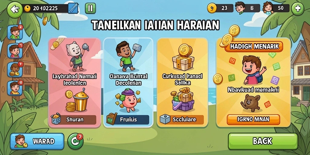 Momen seru saat menyelesaikan tantangan baru.